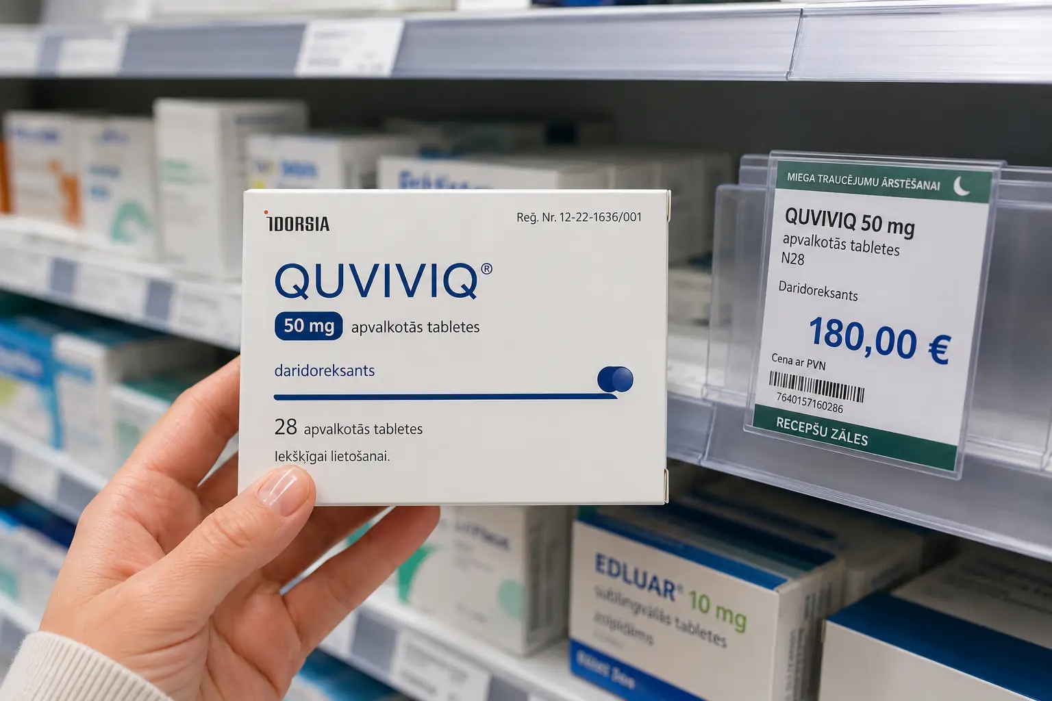 QUVIVIQ zāļu iepakojums